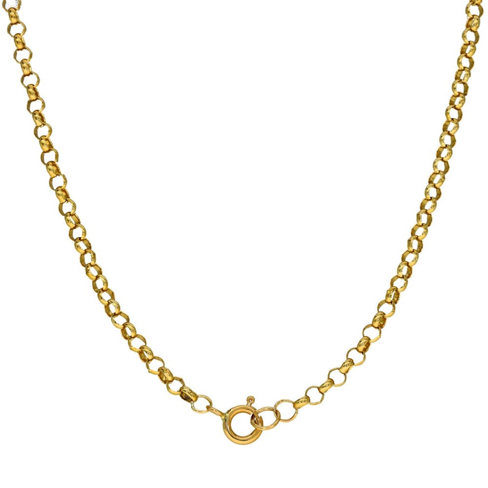 Gents 9ct Yellow Gold Belcher Chain - 24" - 10.6g