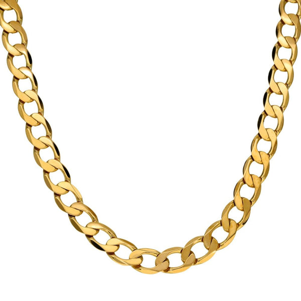 Gents 9ct Yellow Gold Curb Chain - 20" - 30.8g