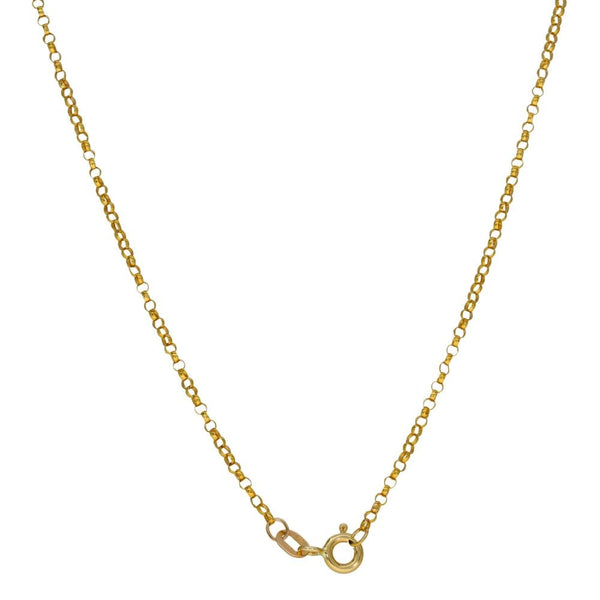 Ladies 9ct Yellow Gold 0.28ct Diamond Pendant & 20" Chain