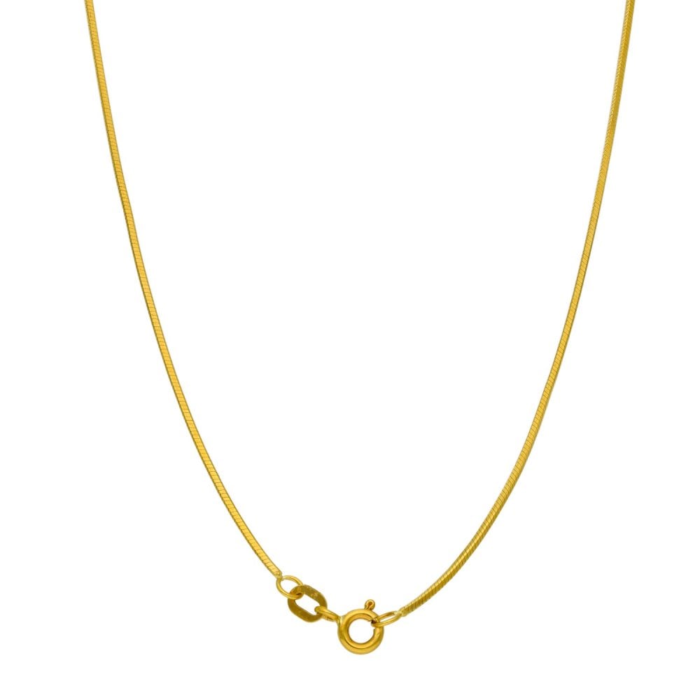 Ladies 18ct Yellow Gold Solitaire Diamond Pendant & 18" Chain