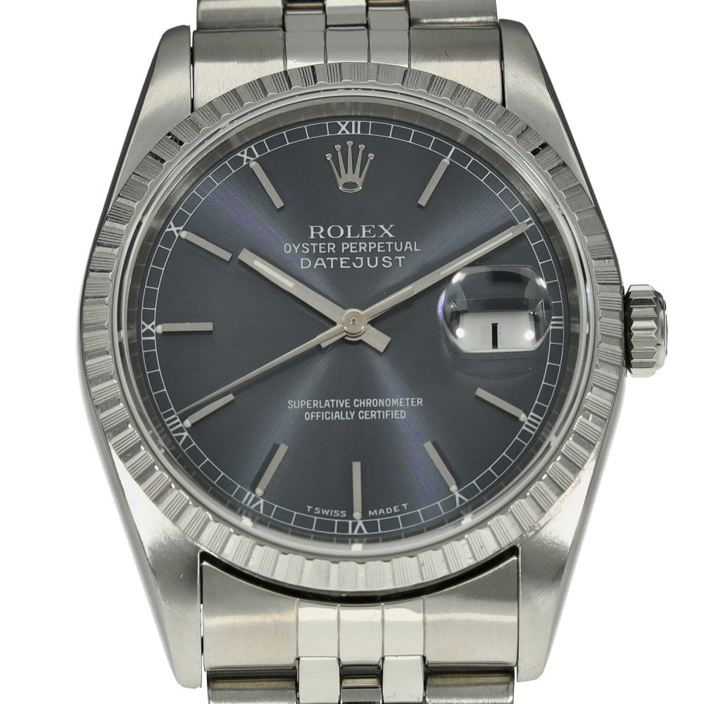 Datejust 16220 - Gents Watch - Blue Baton Dial - 1993