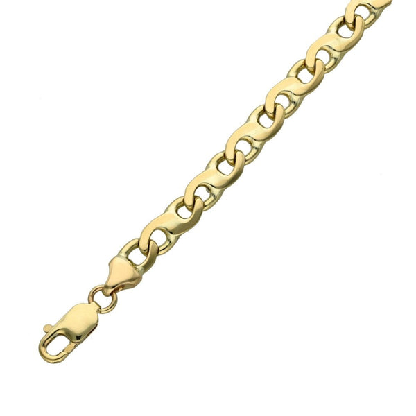 9ct Yellow Gold Fancy Link Bracelet - 22.6g
