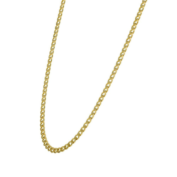 Ladies 9ct Yellow Gold 18" Curb Chain - 7.6g