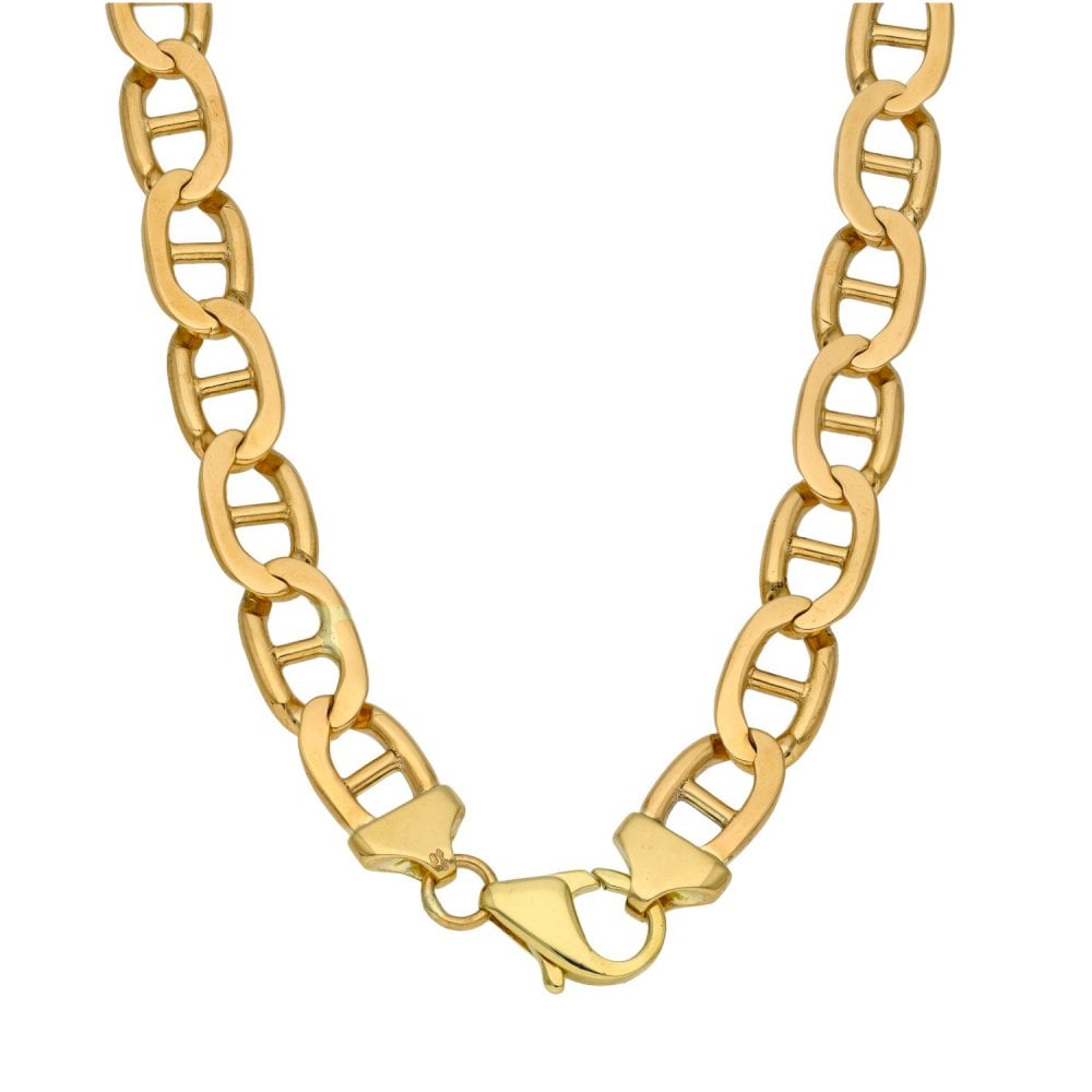 Gents 9ct Yellow Gold 22" Anchor Chain - 65.4g