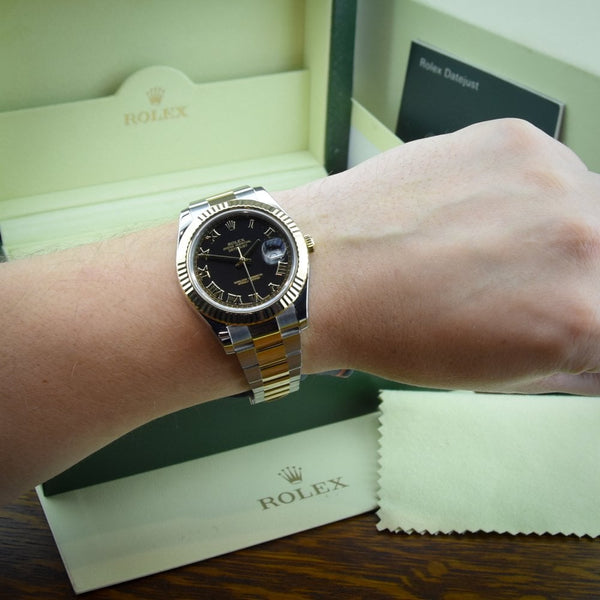Datejust II 116333 - Gents Watch - Black Dial - 2010