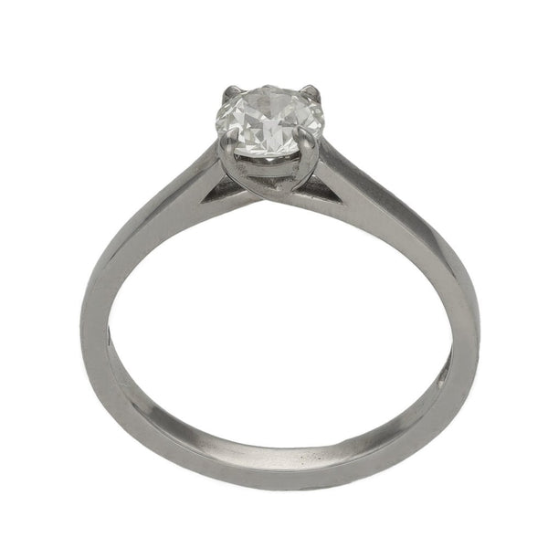 Ladies 18ct White Gold 0.67ct Diamond Solitaire Ring