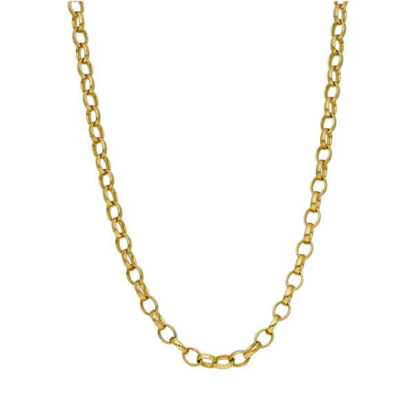 Gents 9ct Yellow Gold Belcher Chain - 26" - 14.1g