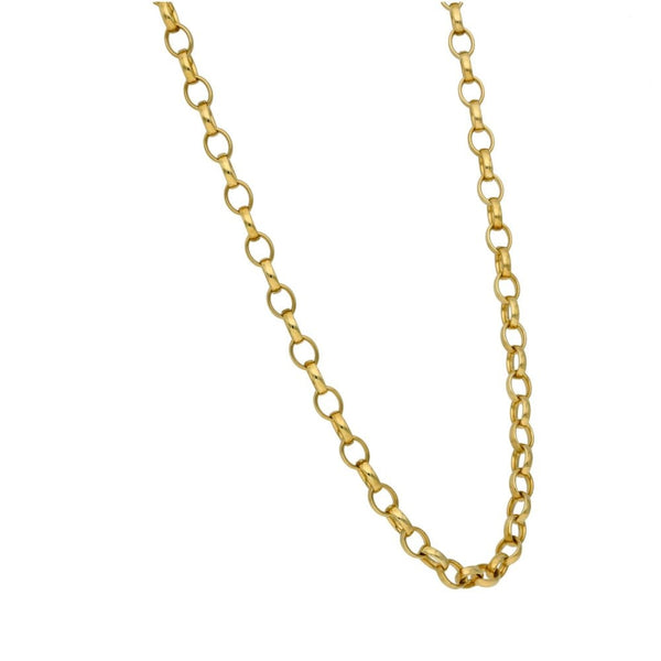 Gents 9ct Yellow Gold Belcher Chain - 26" - 14.1g