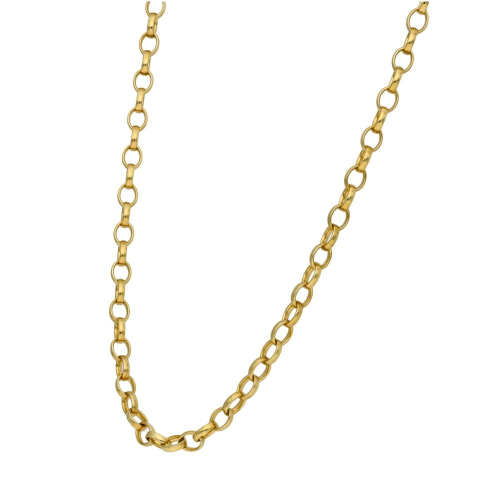 Gents 9ct Yellow Gold Belcher Chain - 26" - 14.1g