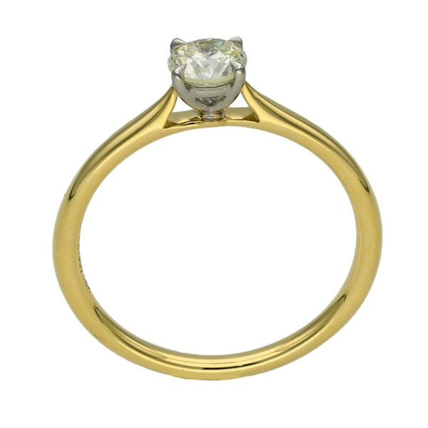 18ct Yellow Gold Diamond Solitaire Engagement Ring - 0.47ct