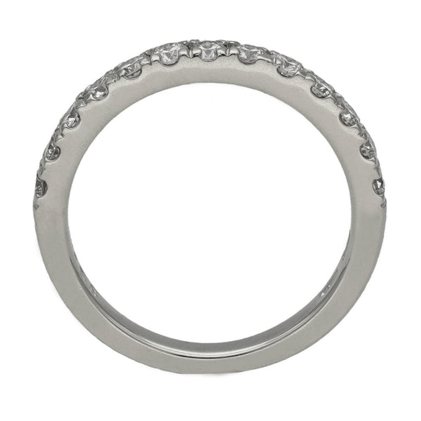 Ladies Platinum Diamond Half Eternity Ring -  0.58ct - VS1/2