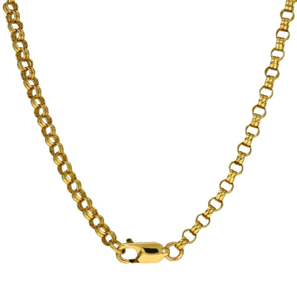 1864 Yellow Gold Full Sovereign Coin Pendant & 24 " Chain