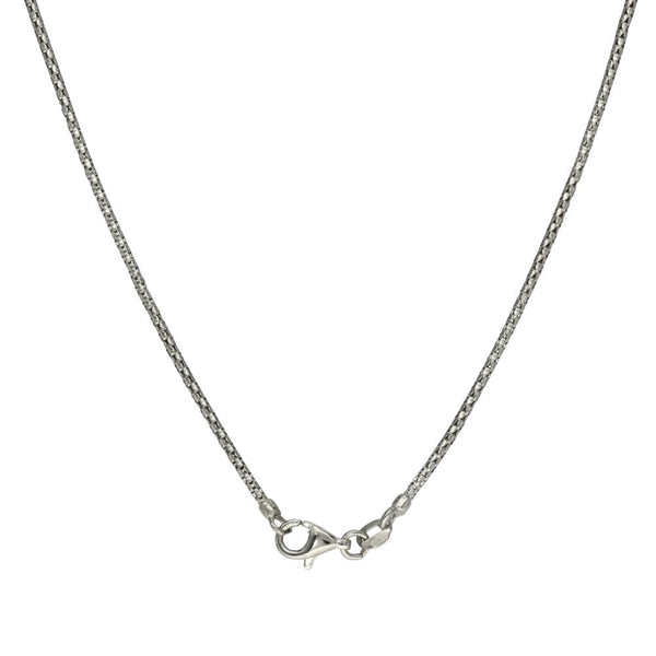 9ct White Gold Diamond Pendant & Necklace - 18" - 0.57ct