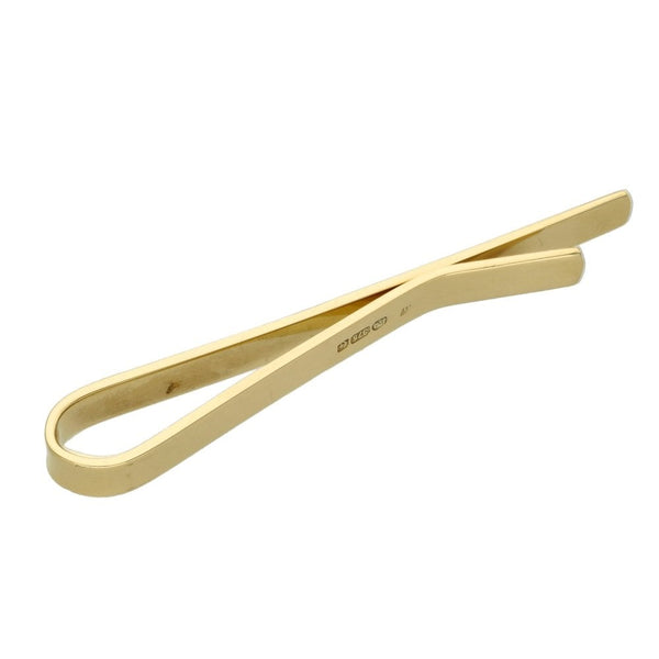 Gents 9ct Yellow Gold Tie Slide - 2.7g