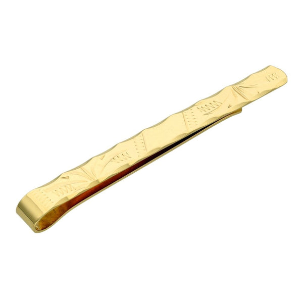 Gents 9ct Yellow Gold Tie Slide - 3.3g