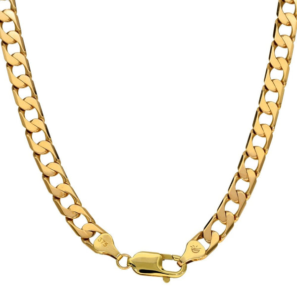 9ct Yellow Gold 20.5" Curb Chain - 32.4g