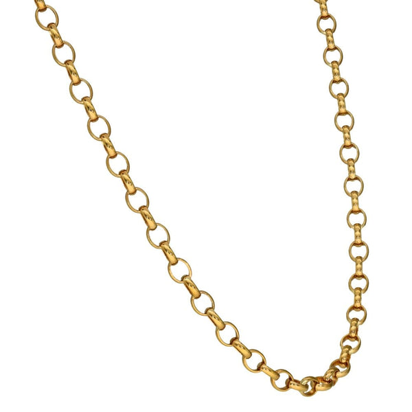9ct Yellow Gold 16" Belcher Chain - 10.2g