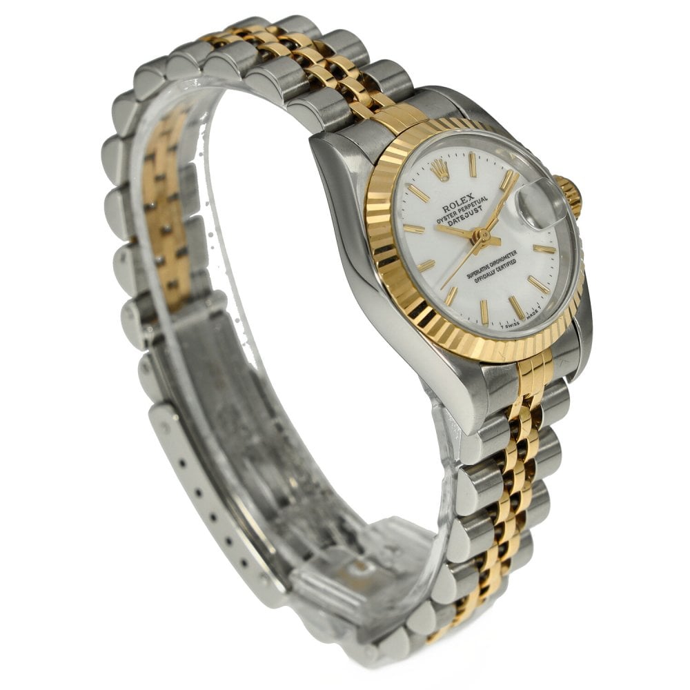 Datejust 69173 - Ladies Watch - White Baton Dial - 1997