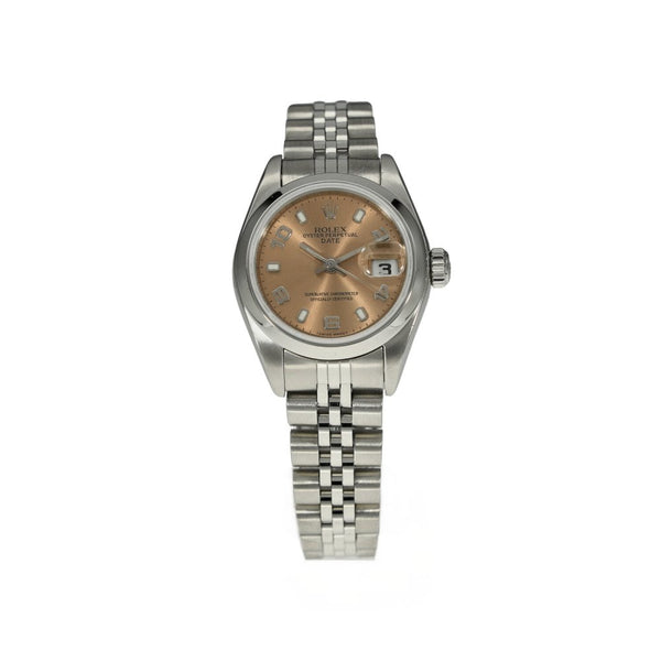 Oyster Perpetual Date 79160 - Ladies Watch - Copper Dial - 2004