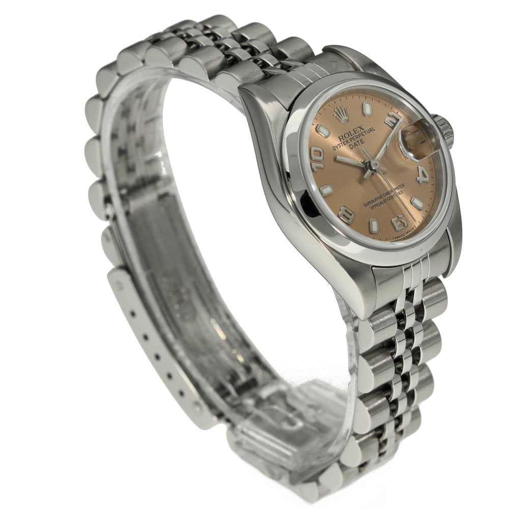 Oyster Perpetual Date 79160 - Ladies Watch - Copper Dial - 2004