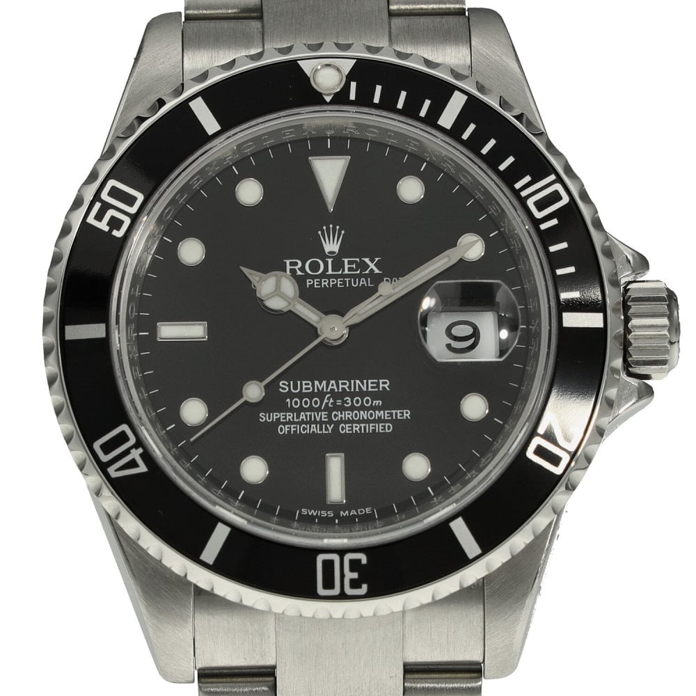 Submariner 16610 - Gents Watch - Black Dial - 2008