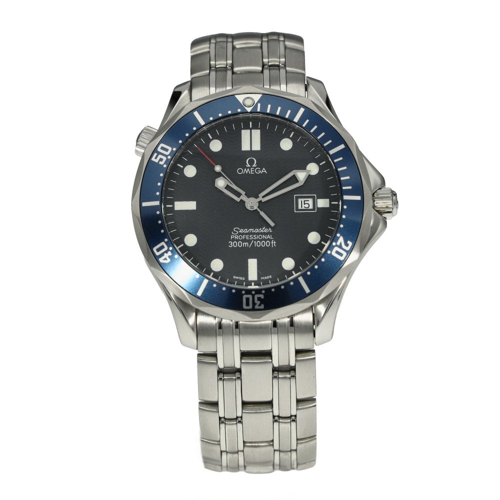 Seamaster 2541.80.00 - Gents Quartz Watch - Blue Dial - 2003