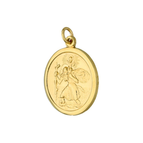9ct Yellow Gold St. Christopher Pendant - 3.3g