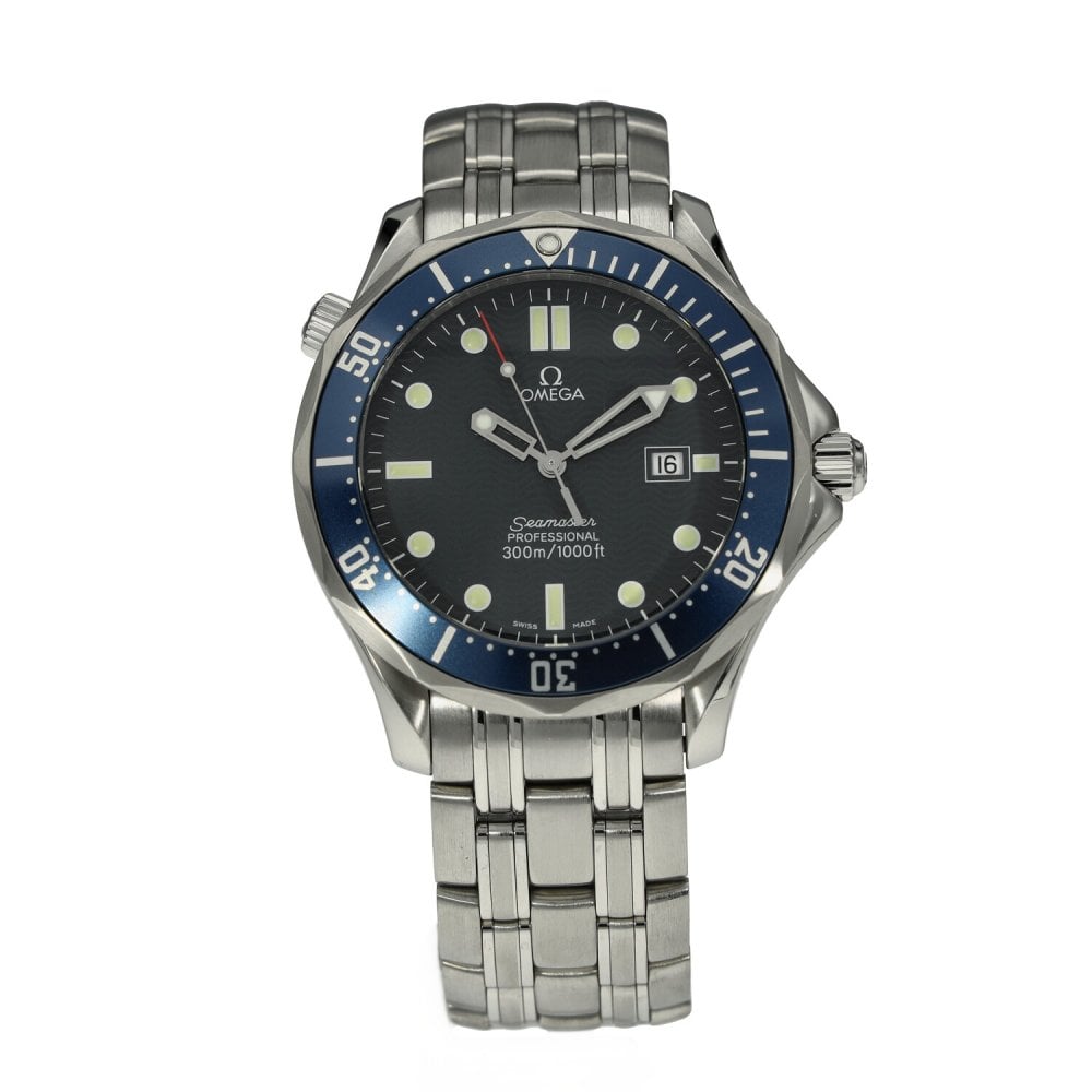 Seamaster 2541.80.00 - Gents Quartz Watch - Blue Dial - 2001