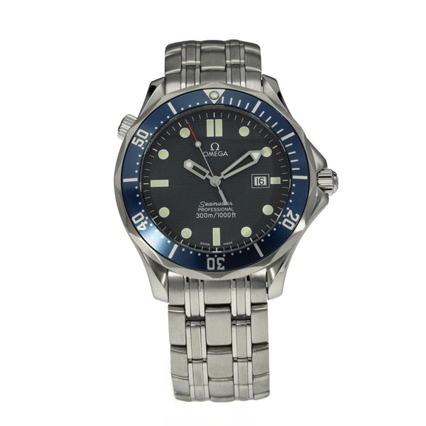 Seamaster 2541.80.00 - Gents Quartz Watch - Blue Dial - 2001
