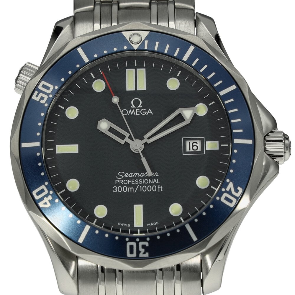 Seamaster 2541.80.00 - Gents Quartz Watch - Blue Dial - 2001