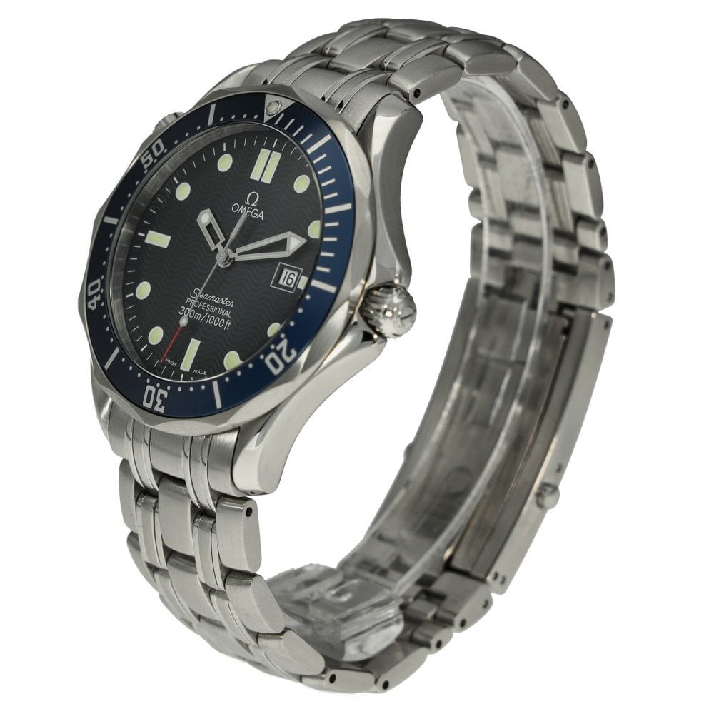 Seamaster 2541.80.00 - Gents Quartz Watch - Blue Dial - 2001