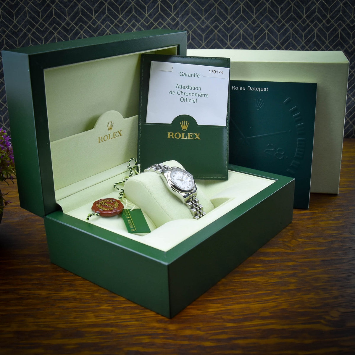 Datejust 179174 - Ladies Watch - White Dial - 2006