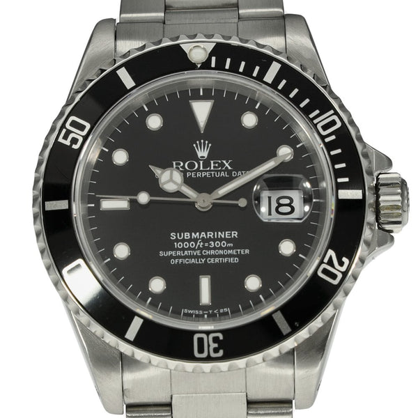 Submariner 16610 - Gents Watch - Black Dial - 1996