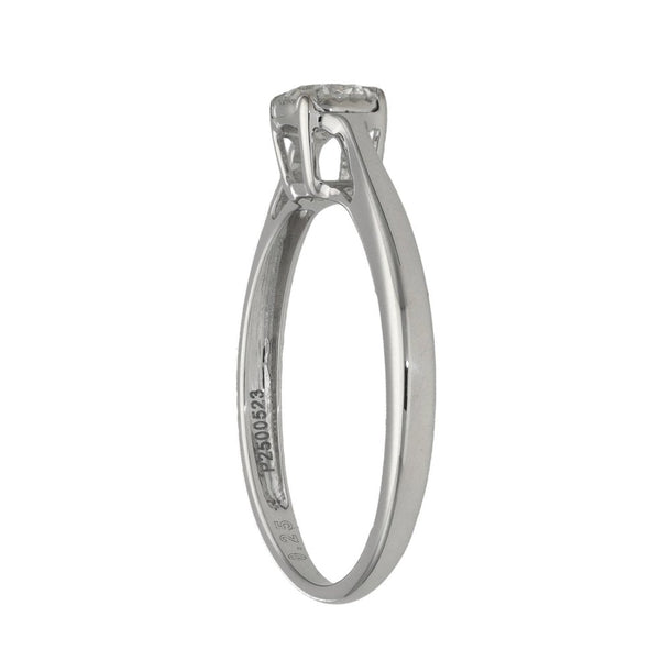 Ladies 9ct White Gold Diamond Solitaire Engagement Ring - 0.25ct