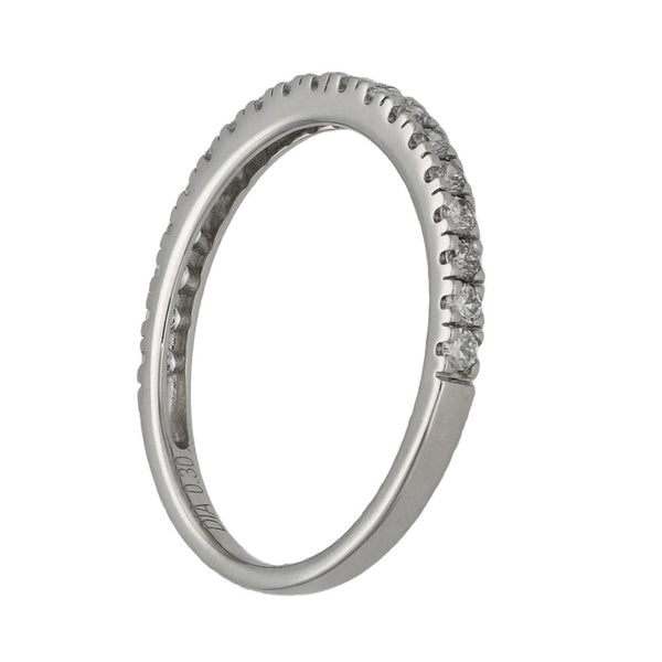 Ladies 18ct White Gold 0.30ct Diamond Set Eternity Ring
