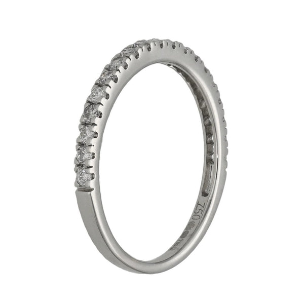 Ladies 18ct White Gold 0.30ct Diamond Set Eternity Ring
