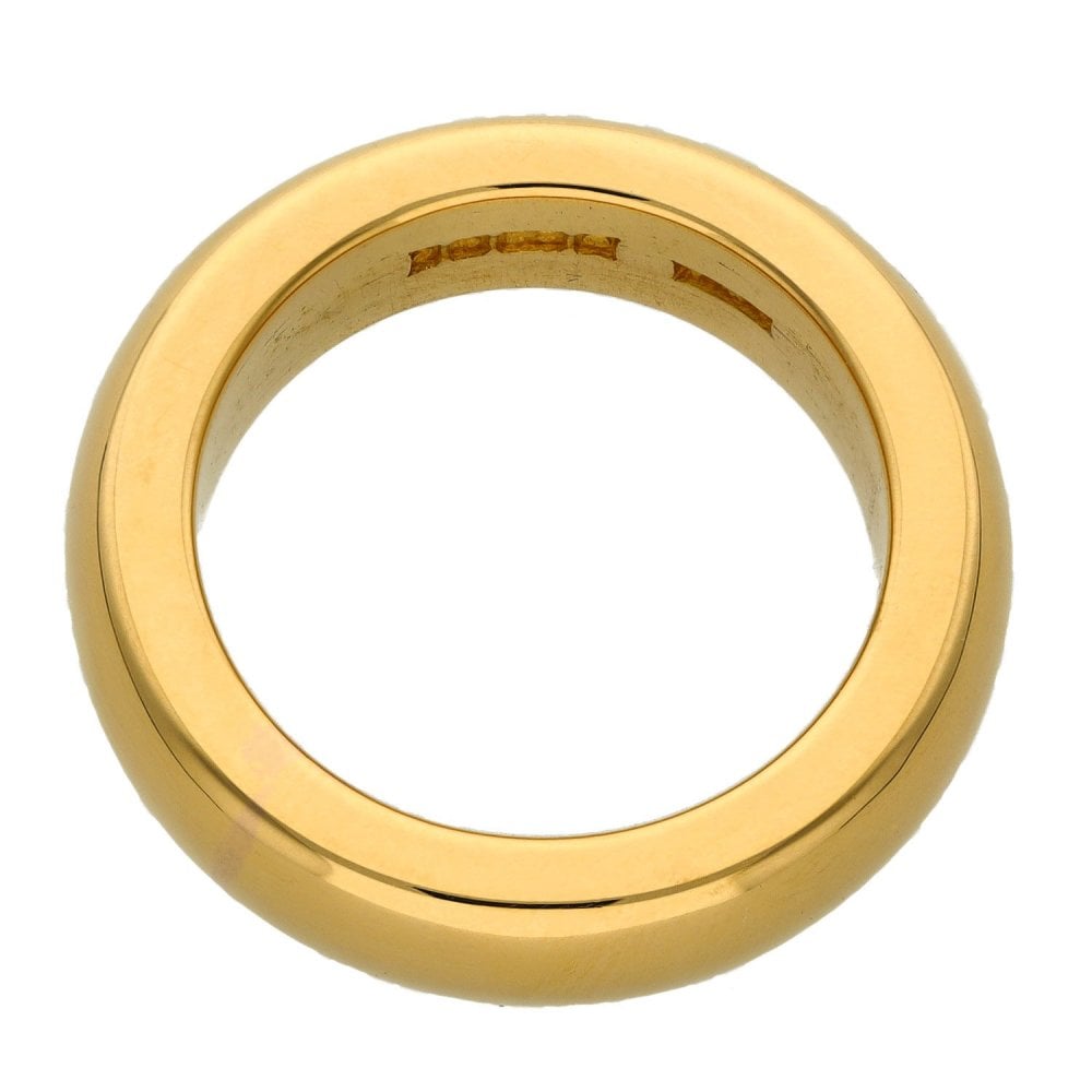22ct Yellow Gold 8mm Wedding Ring - Size P - 23.6g