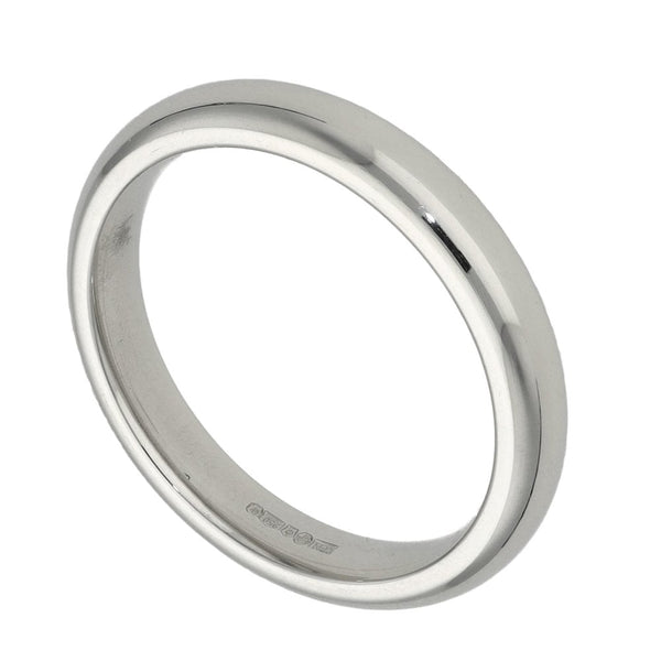 950 Platinum Plain Court Wedding Ring - Size M - 3mm