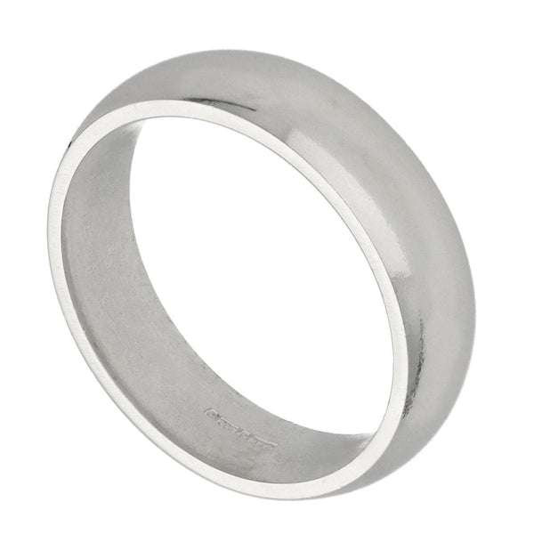 Ladies Platinum Court Wedding Ring - 5mm - Size N