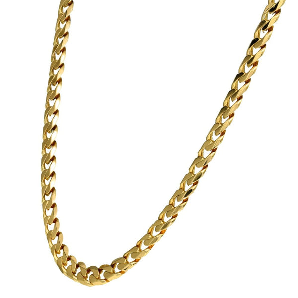 9ct Yellow Gold Gents 19" Curb Chain - 29.6g