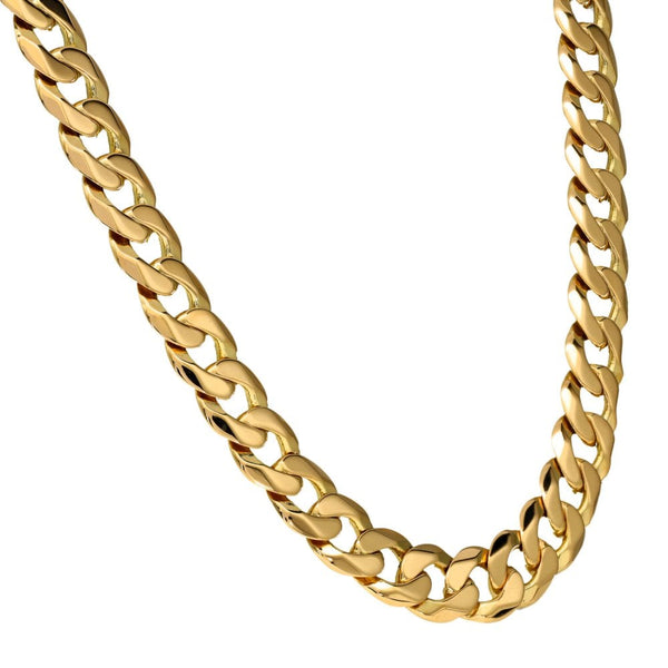 Gents 9ct Yellow Gold 24" Curb Chain - 80.4g
