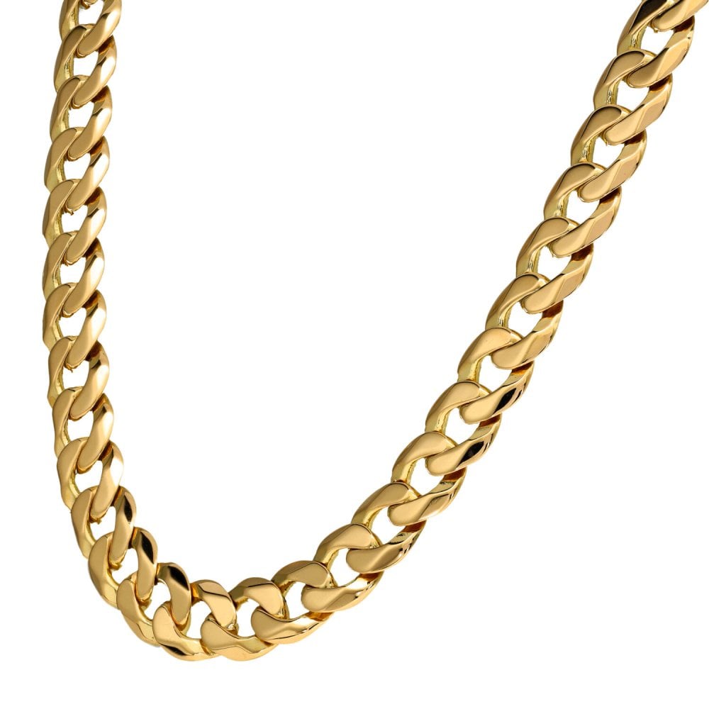 Gents 9ct Yellow Gold 24" Curb Chain - 80.4g