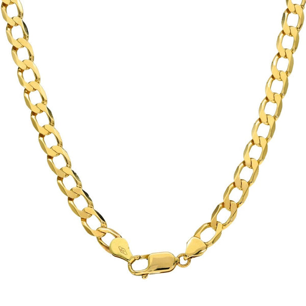 Gents 9ct Yellow Gold 22" Curb Chain - 16.9g