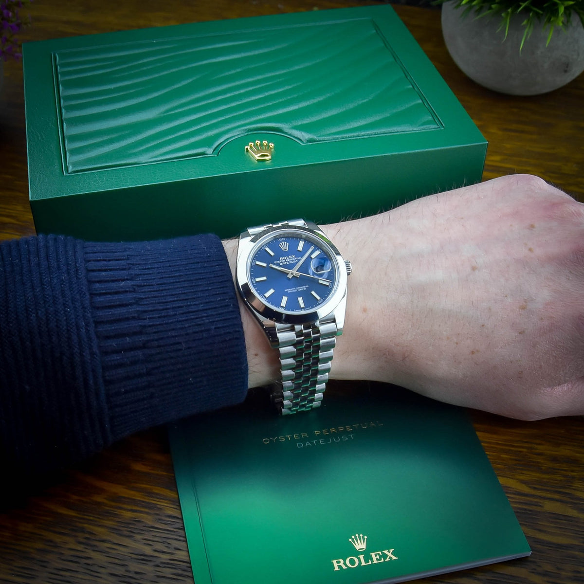 Datejust 126300 - Mens Watch - Blue Dial - 2022