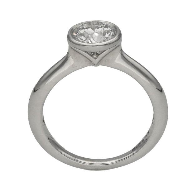 Ladies 18ct White Gold Certified Canadian Ice Diamond Ring