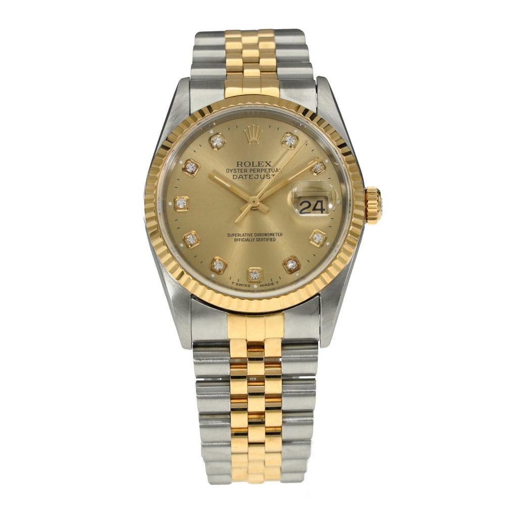 Datejust 16233 - Champagne Diamond Dial - 1995