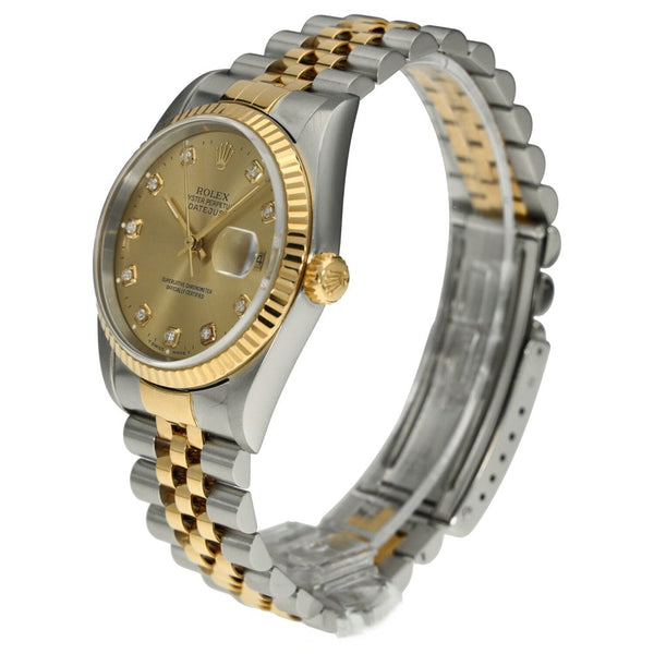 Datejust 16233 - Champagne Diamond Dial - 1995