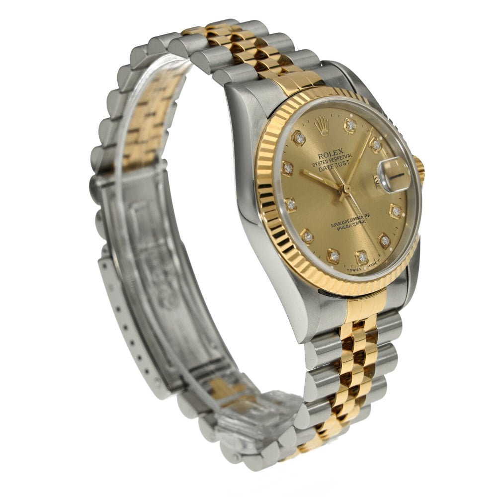 Datejust 16233 - Champagne Diamond Dial - 1995