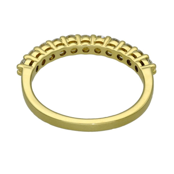 Ladies 18ct Yellow Gold 0.50ct Diamond Half Eternity Ring
