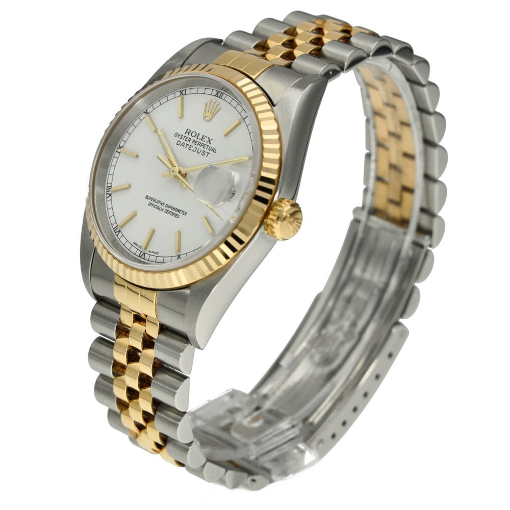 Datejust 36 16233 - White Dial - 2001